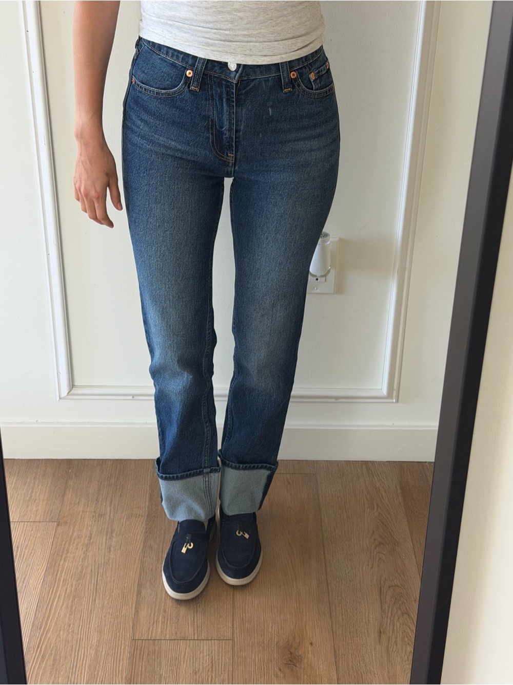 Gap 90s straight high rise jeans size 0
